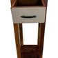 Wooden Accent Side Table with Drawer (Pre-Loved)