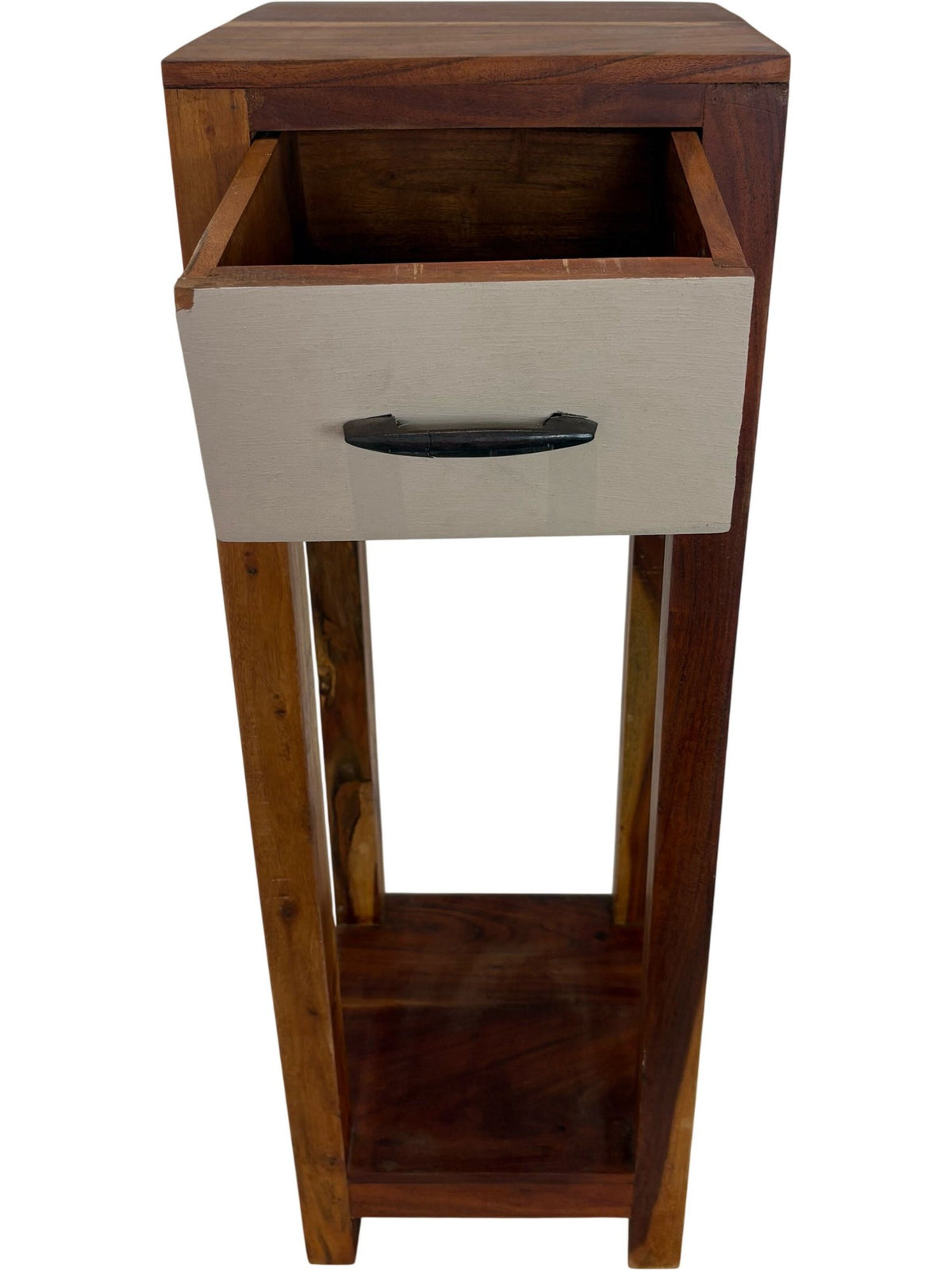 Wooden Accent Side Table with Drawer (Pre-Loved)