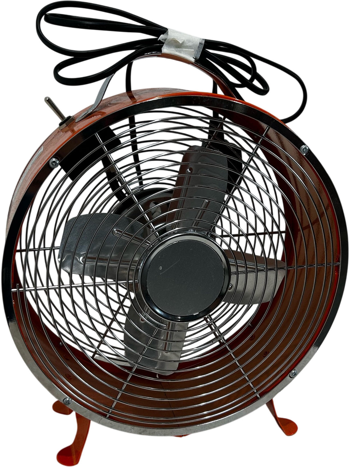 Orange Mini Workshop Fan Compact Electric Utility Fan (Pre-Loved)