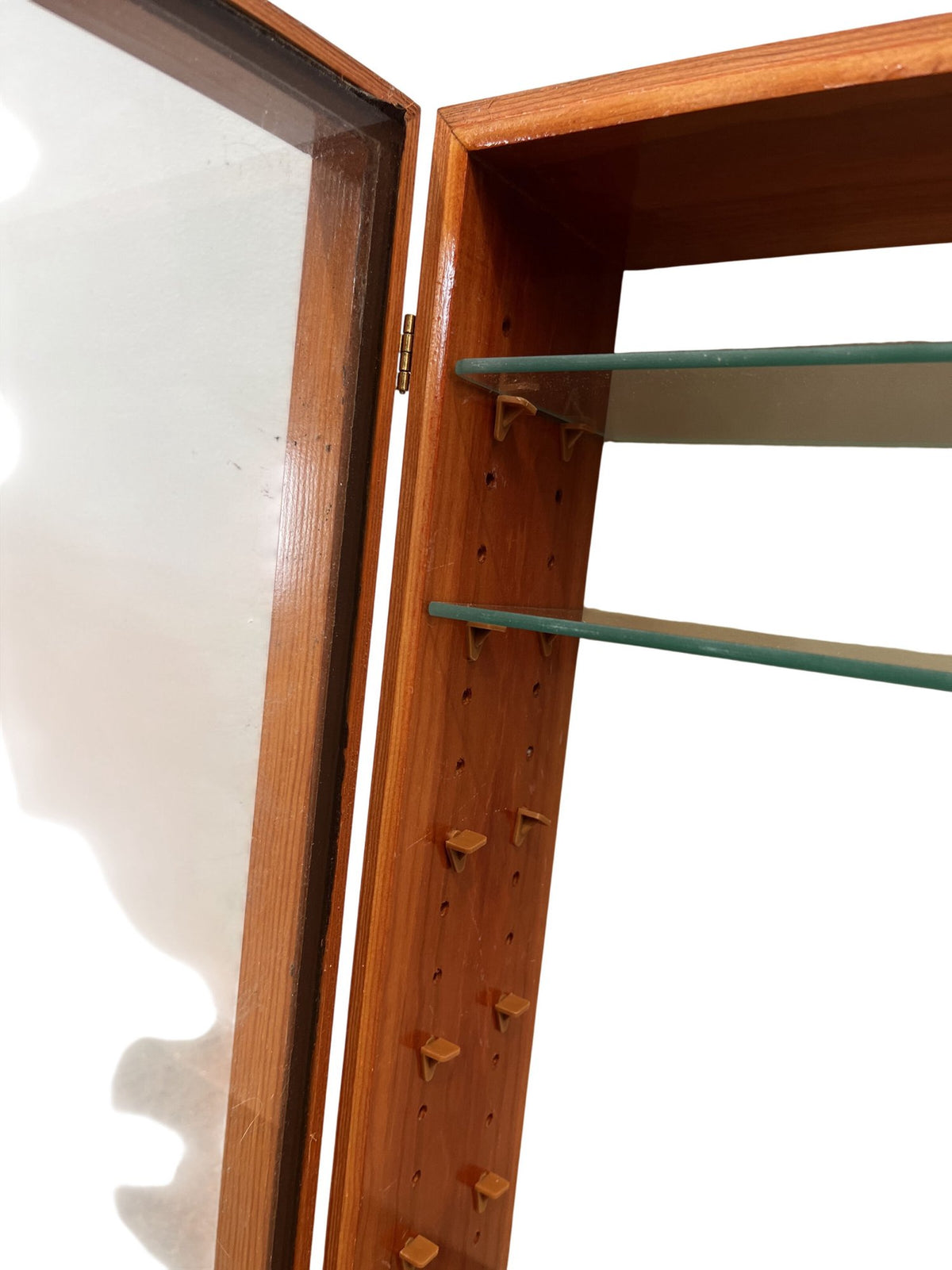 Vintage Display Cabinets Wall Mounted Glass Shelves (Pre-Loved)