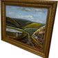 Signed 1985 Framed Landscape Countryside Painting Gold Frame (Pre-Loved)