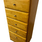 Wooden 5-Drawer Tallboy Chest of Drawers (Pre-Loved)