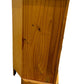Rustic Pine Corner TV Stand with 2 Door Cupboard & Open Shelf (Pre-Loved)