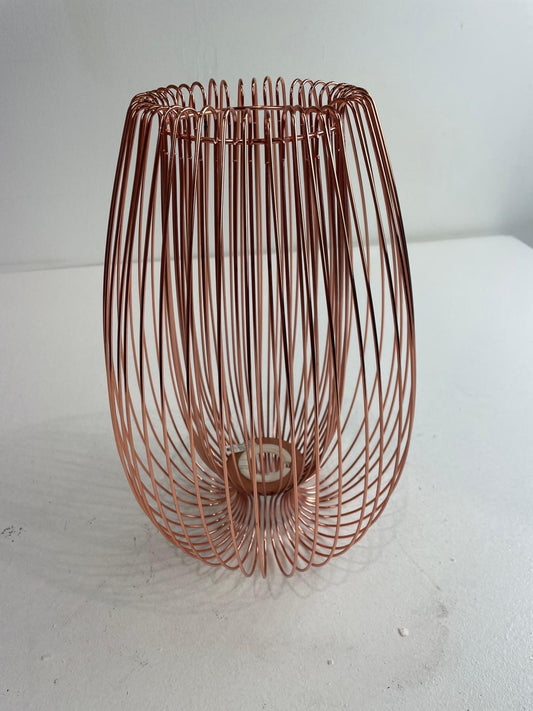 Rose Gold Wire Lampshade (Pre-loved)