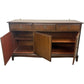 Wooden Sideboard with Drawers and Cabinet Storage (Pre-Loved)