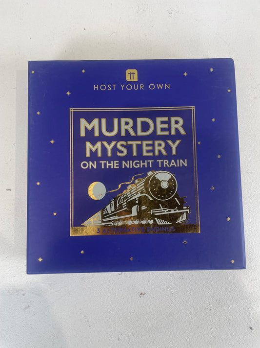 Murder Mystery On The Night Train Game (Pre-loved)