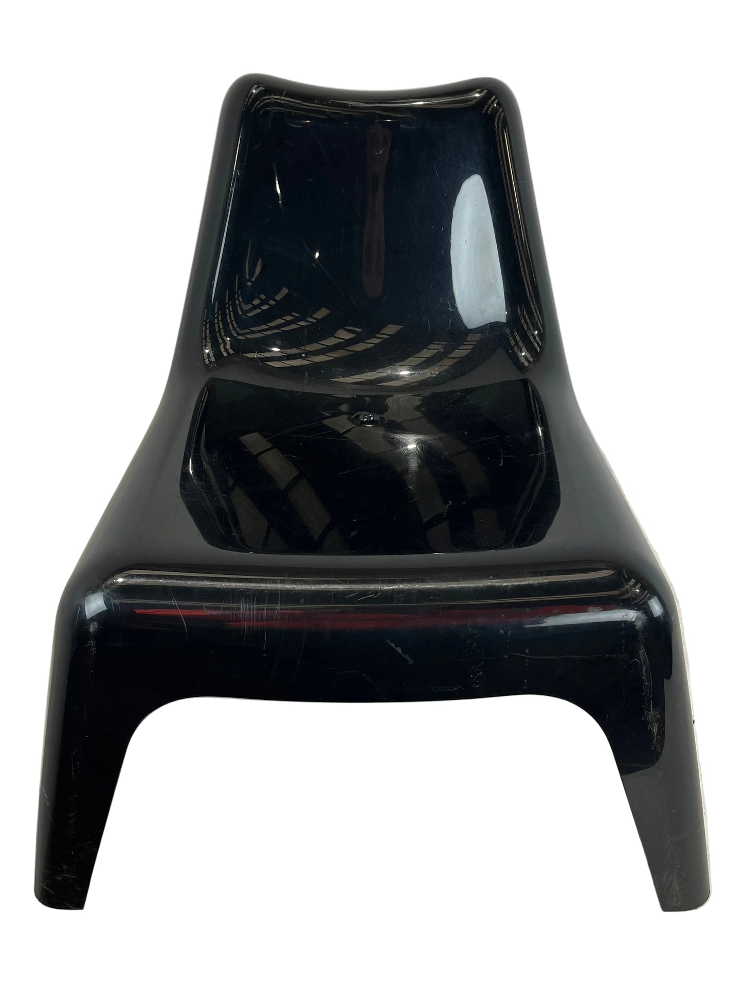 Vintage Ikea Vago Thomas Sandell Black Plastic Stacking Chairs (Pre-Loved)