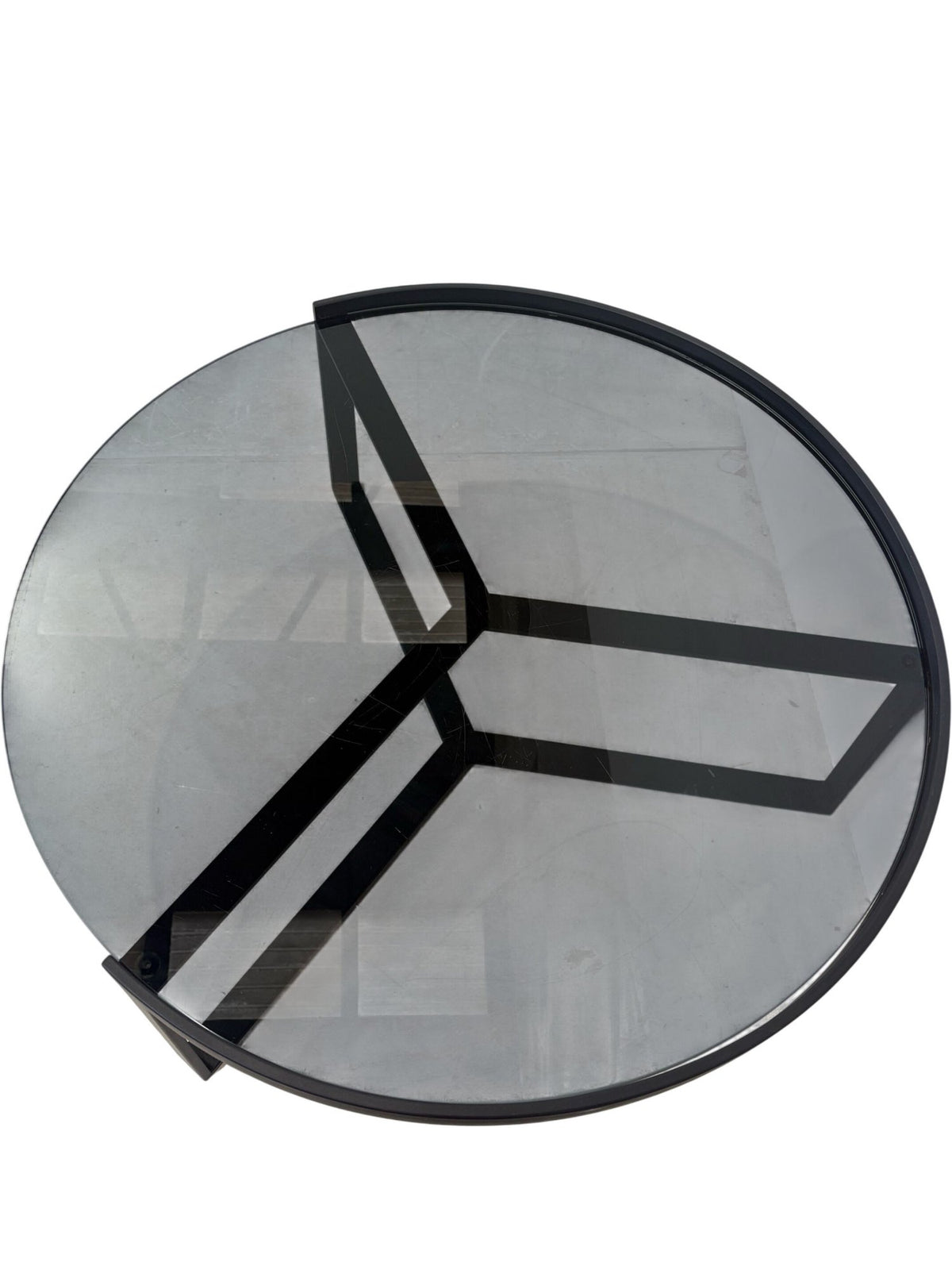 'Made.com' Contemporary Glass Coffee Table Black Frame (Unused)