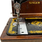 Vintage Singer Hand Crank Sewing Machine with Wooden Case (Pre-Loved)