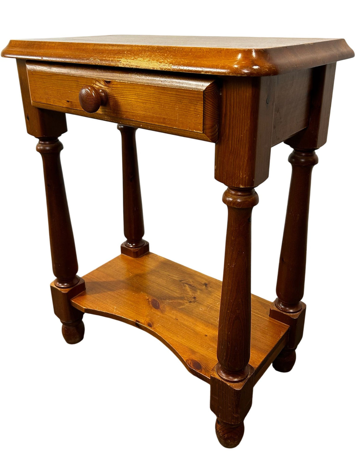 Wooden Side Table with Drawer (Pre-Loved)