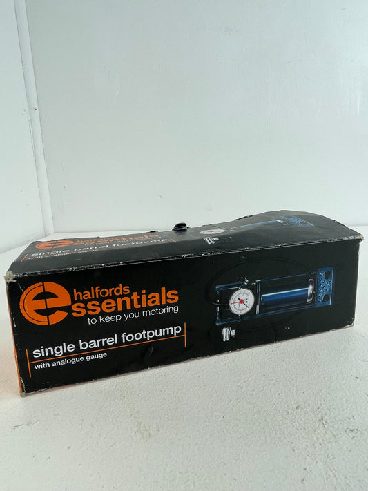 Halford Essentials Single Barrel Foot-pump (Pre-loved)