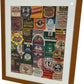 Vintage Style Framed Beer Label Mats Brewery Collectable Art Collage (Pre-Loved)
