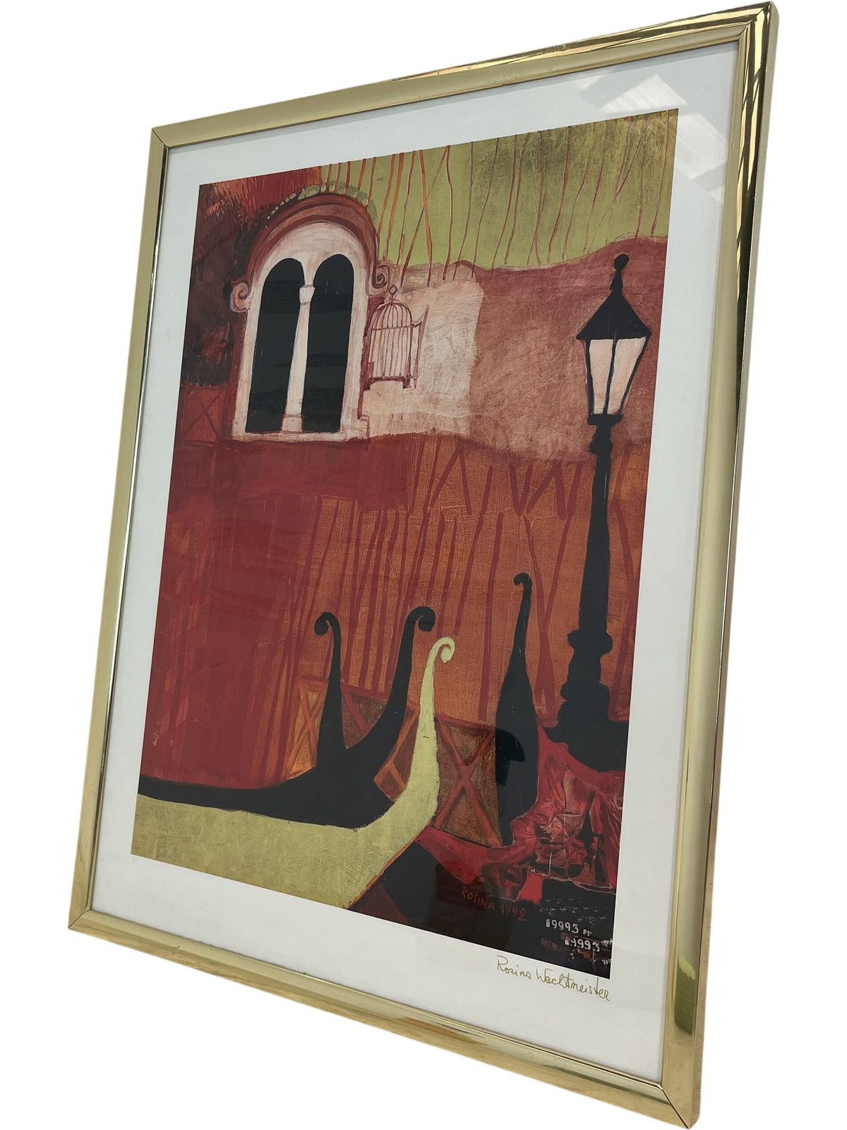Rosina Wachtmeister Gold Framed Art Picture (Pre-Loved)