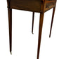 Vintage Style Inlaid Writing Desk with Leather-Effect Top & Drawer (Pre-Loved)