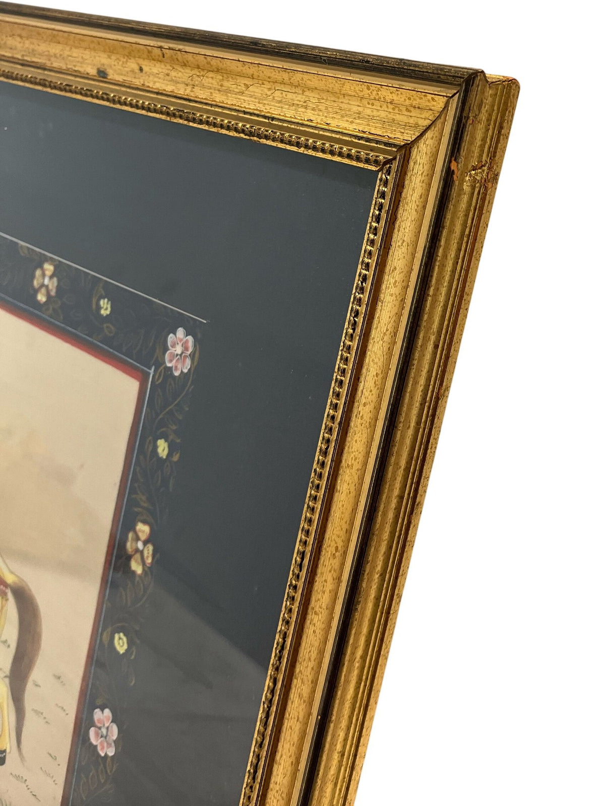 Horses Painting Gold Frame Decoration (Pre-Loved)