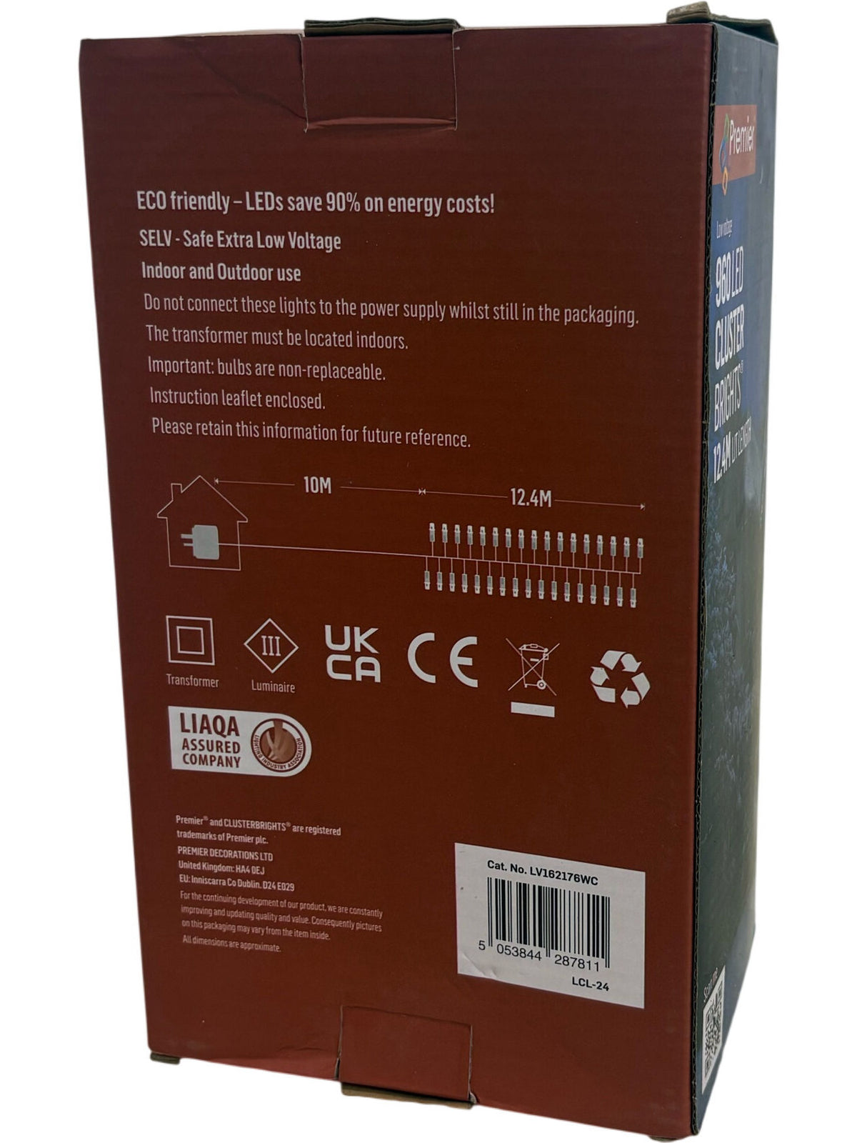 Premier 960 LED Cluster Brights 12.4M White (Unused)