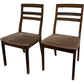 Vintage Wooden Dining Chairs Mid Century Set of 2 (Pre-Loved)