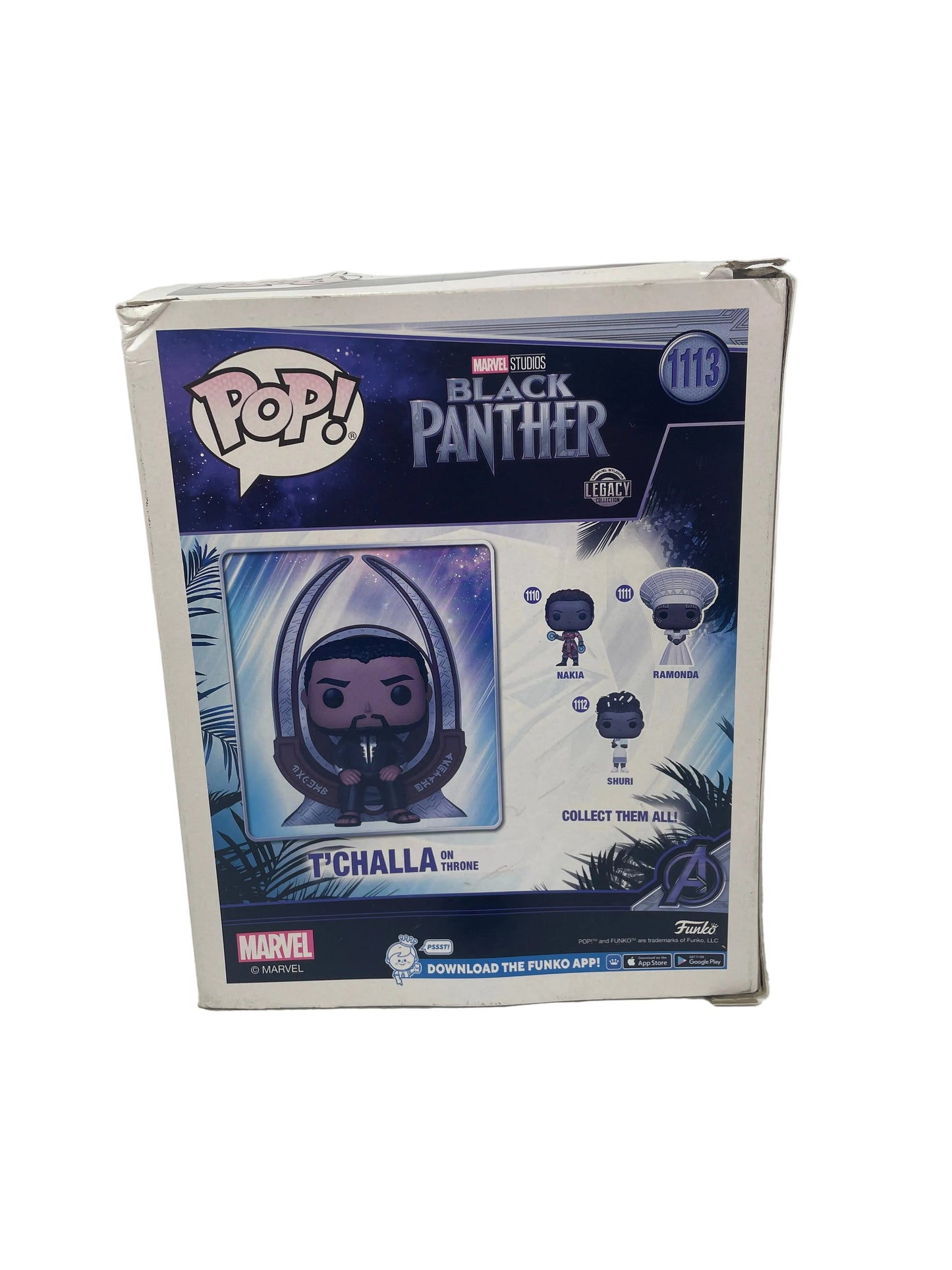 Pop Marvel Black Panther T'Challa On Throne (New)