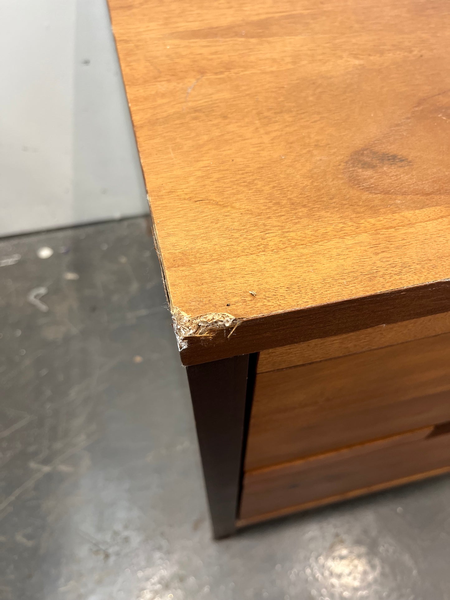 Rustic Two-Drawer Side Table (Pre-Loved)