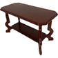 Vintage Wooden Rectangular Mahogany Style Side Table (Pre-Loved)