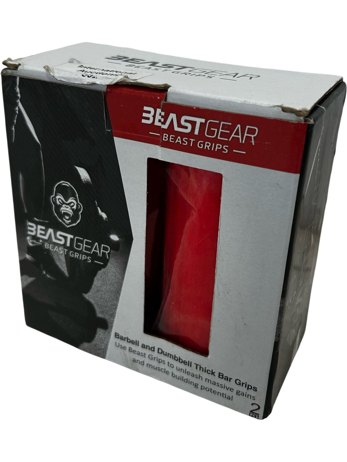 Beast Gear Barbell And Dumbbell Thick Bar Grips (Unused)