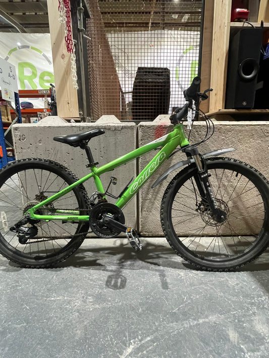 Serviced Green Carrera Blast 24”Bike (Pre-loved)