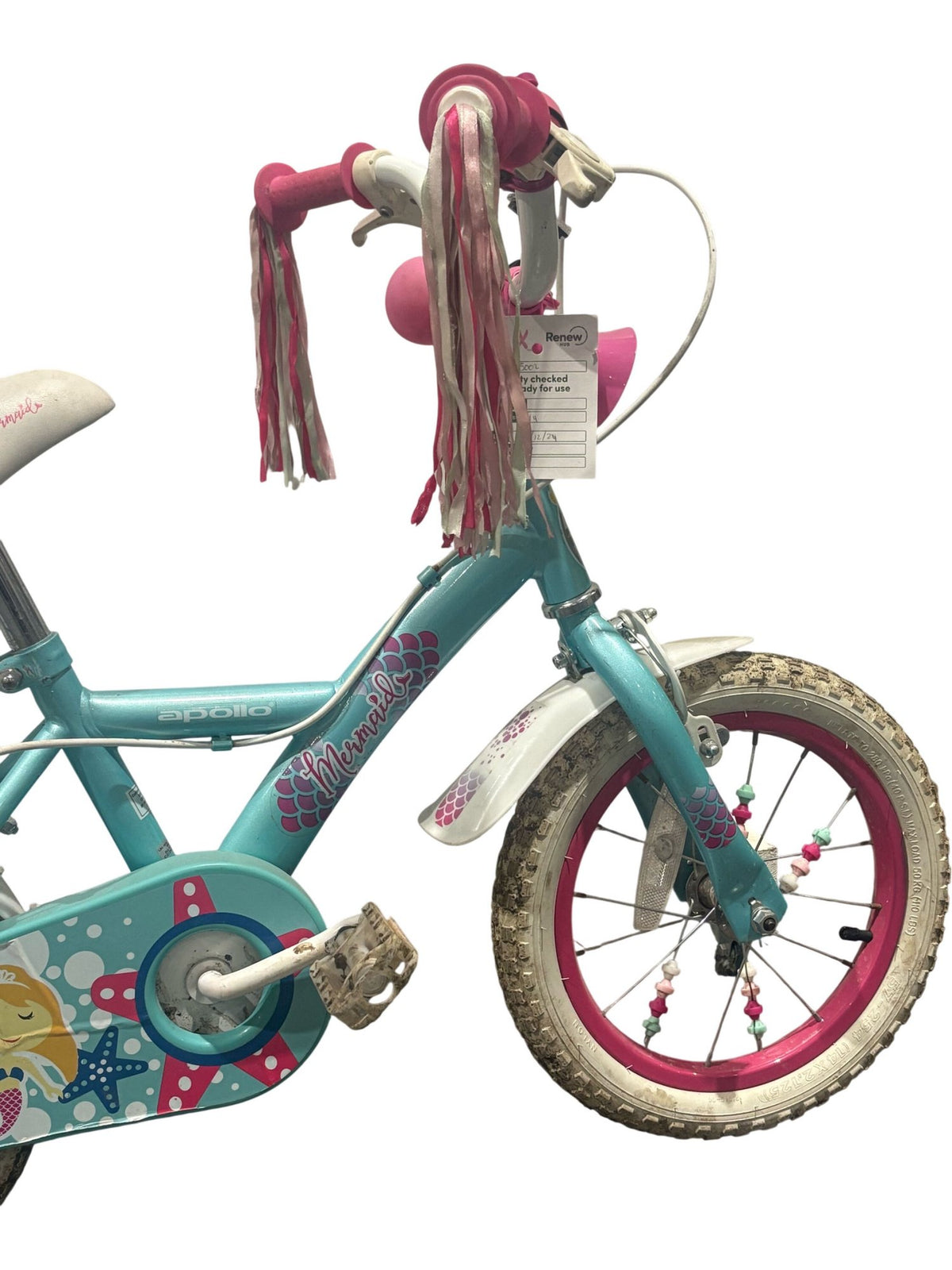 Serviced Apollo Mermaid Kids Bike 14 Inch (Pre-Loved)
