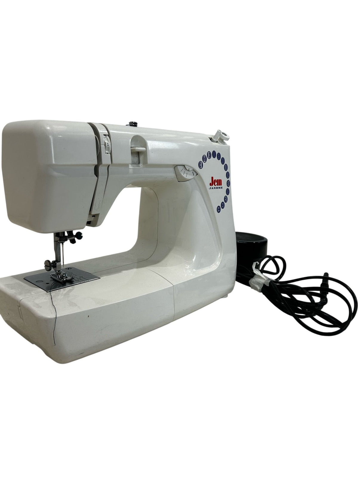 Janome Jem 639 Electric Portable Sewing Machine Foot Pedal & Cover (Pre-Loved)
