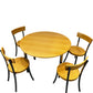 Drop Leaf Dining Table with 4 Chairs Folding Space Saving Set (Pre-Loved)
