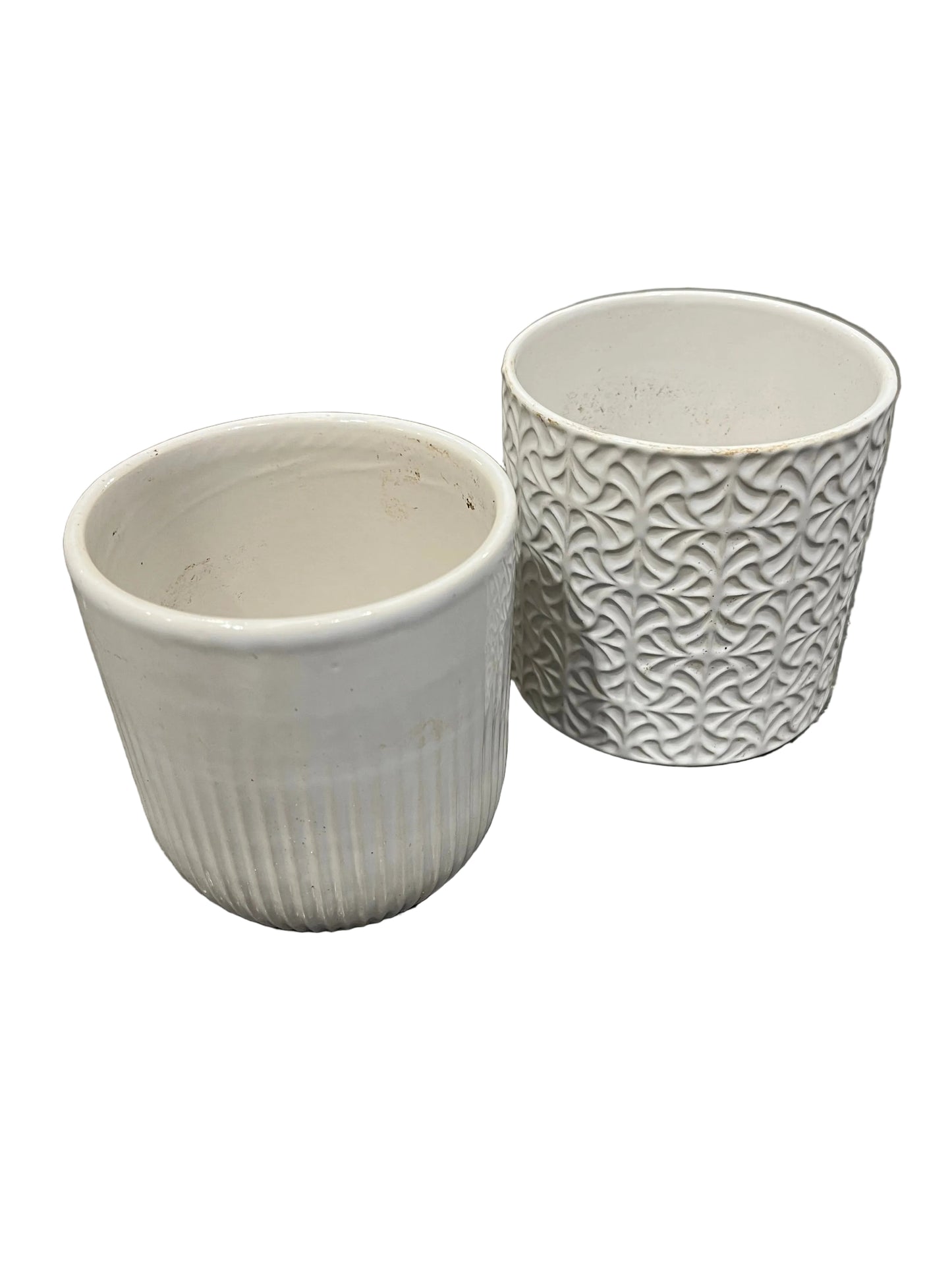 Textured Small Plant Pots (Pre-Loved)