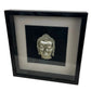 Framed Silver Buddha Head Sculpture (Pre-Loved)