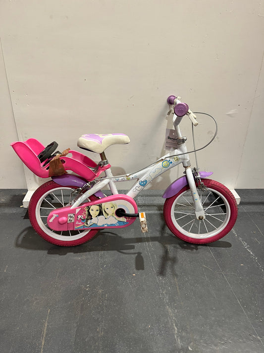 Barbie White 14” Children’s Bike (Pre-Loved)