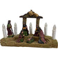 Nativity Scene Figurine Set with Lights (Pre-Loved)