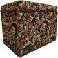 Vintage Floral Tapestry Storage Ottoman Footstool with Hinged Lid (Pre-Loved)