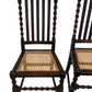 Antique Chairs Set Cane Twist Design (Pre-Loved)