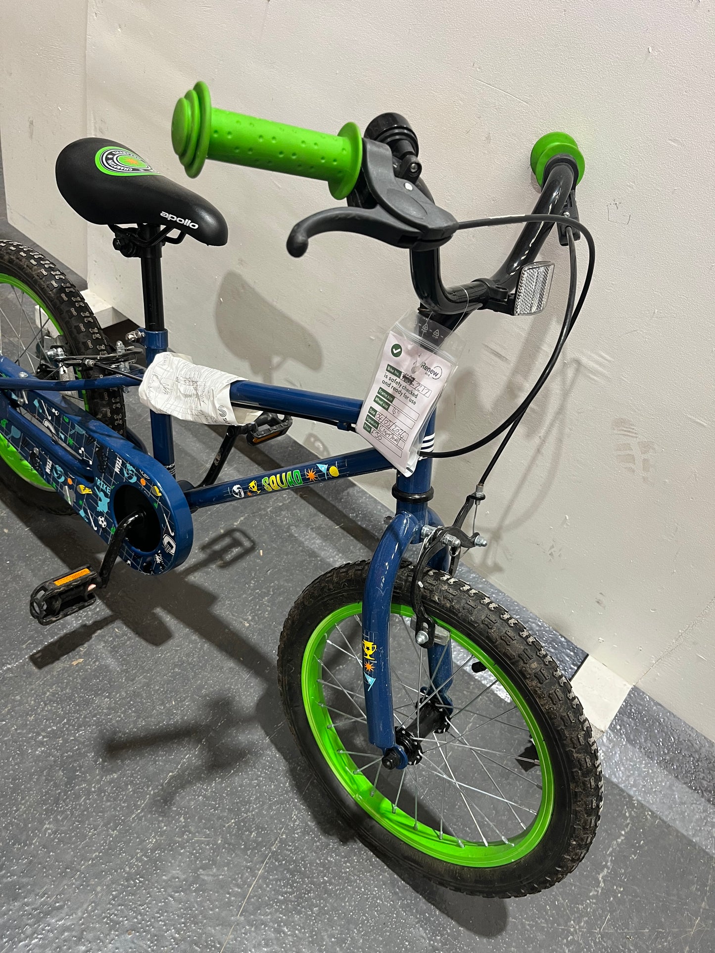 Apollo Squad Blue 16” Children’s Bike (Pre-Loved)