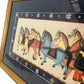 Horses Painting Gold Frame Decoration (Pre-Loved)