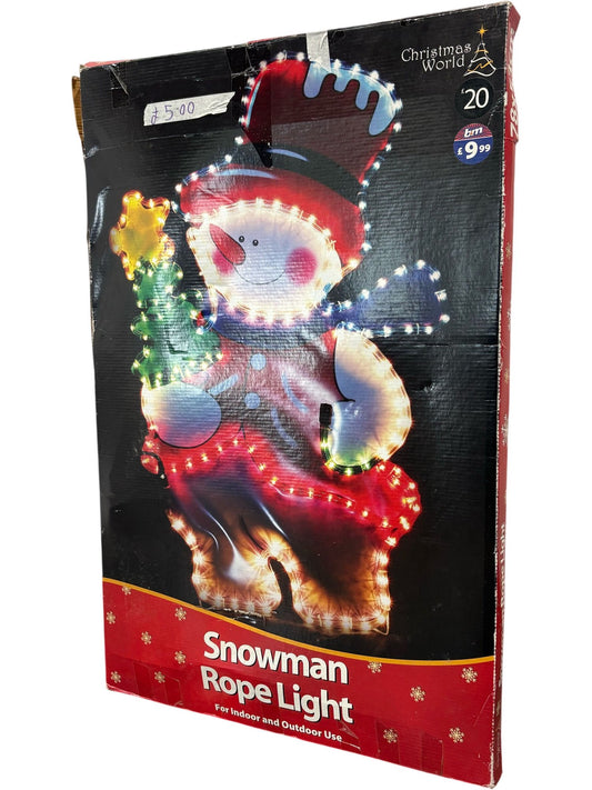 Christmas World Snowman Rope Light (Pre-Loved)