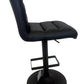 Adjustable Bar Stool Black Faux Leather (Pre-Loved)