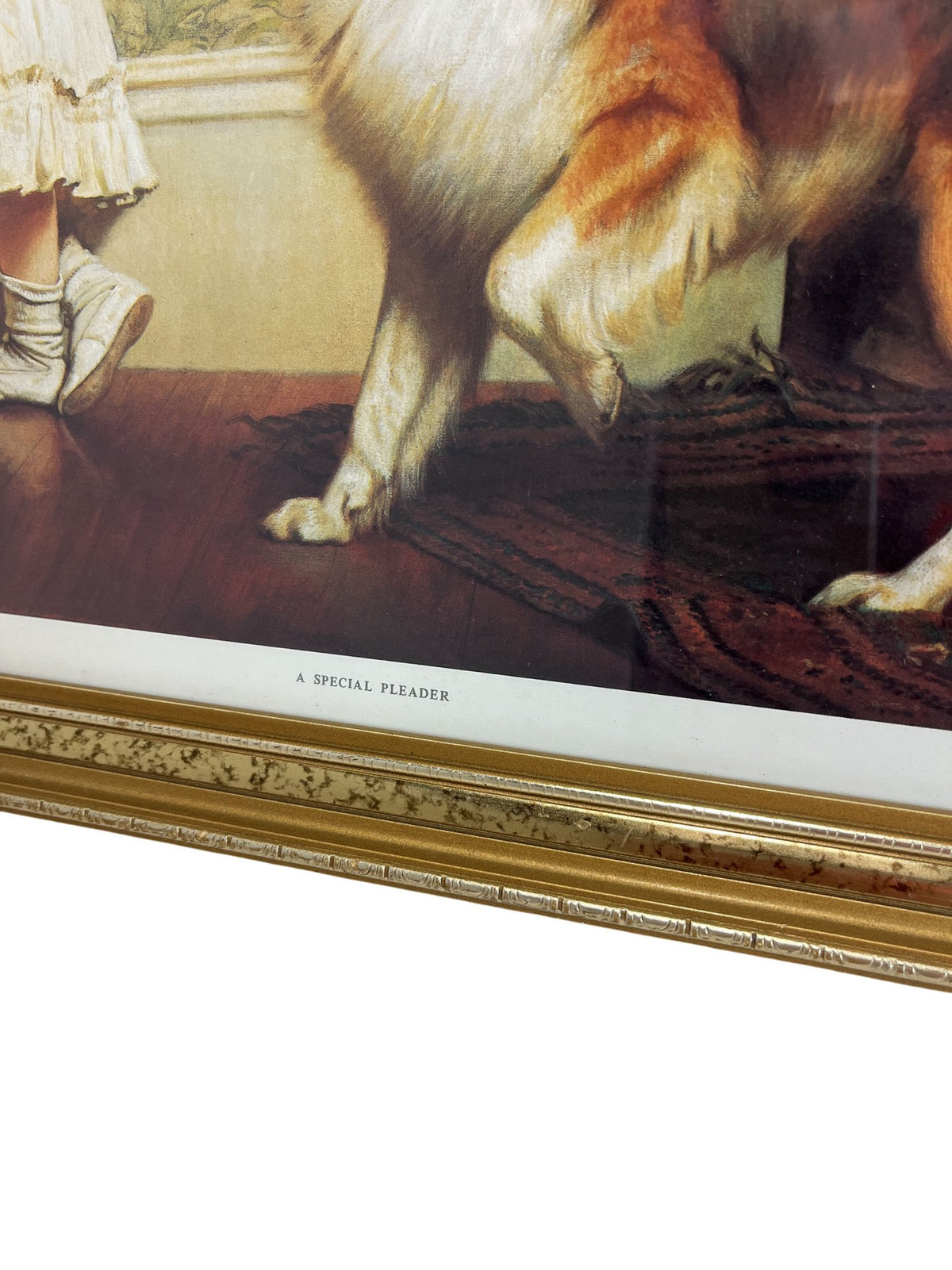 Vintage A Special Pleader Framed Art Print Antique Style (Pre-Loved)