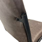 Set Of 2 Industrial Rustic Style Dining Chairs Grey Metal Frame (Pre-Loved)