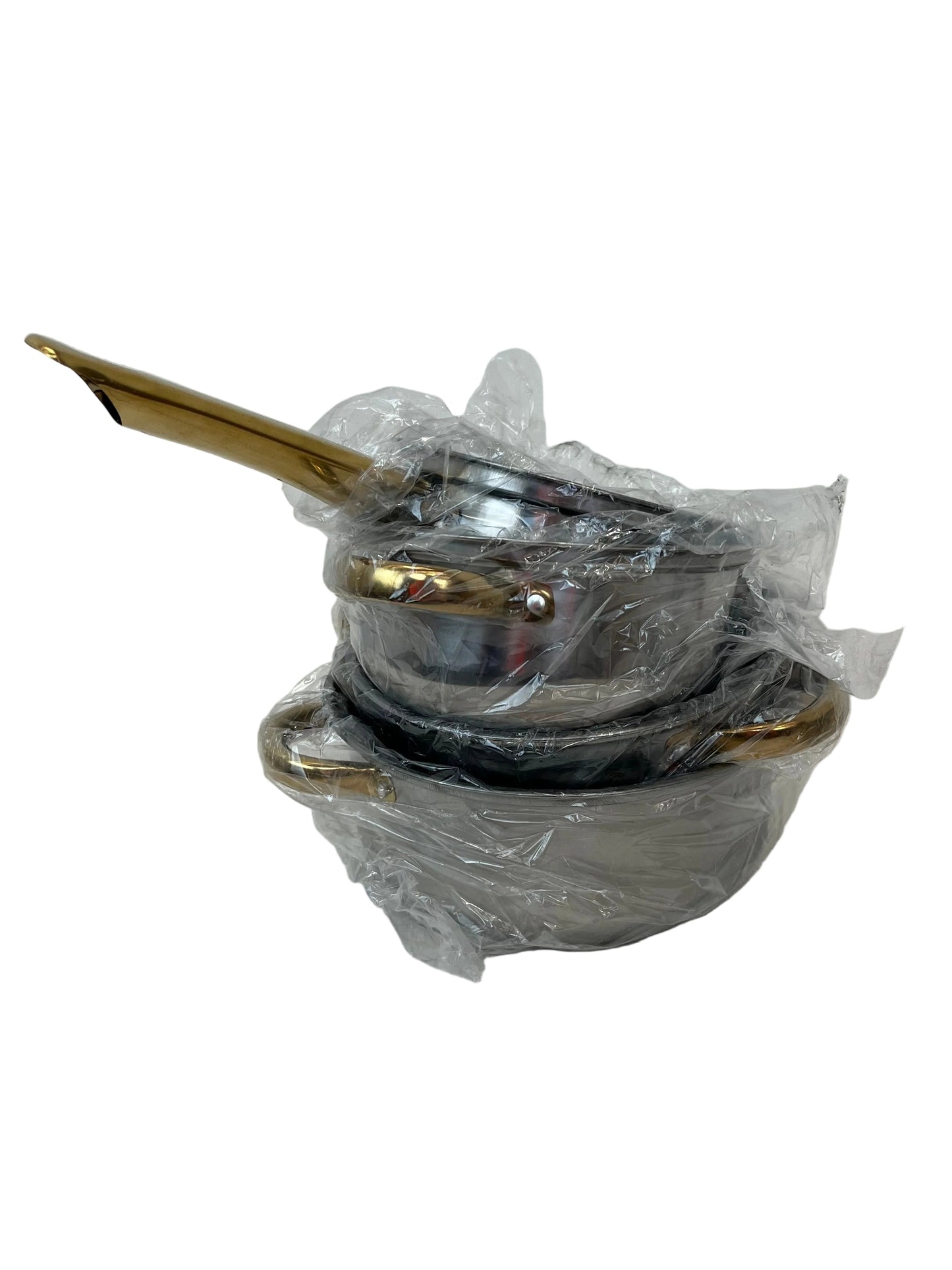 12-Piece Stainless Steel Pots And Pans Set (Unused)