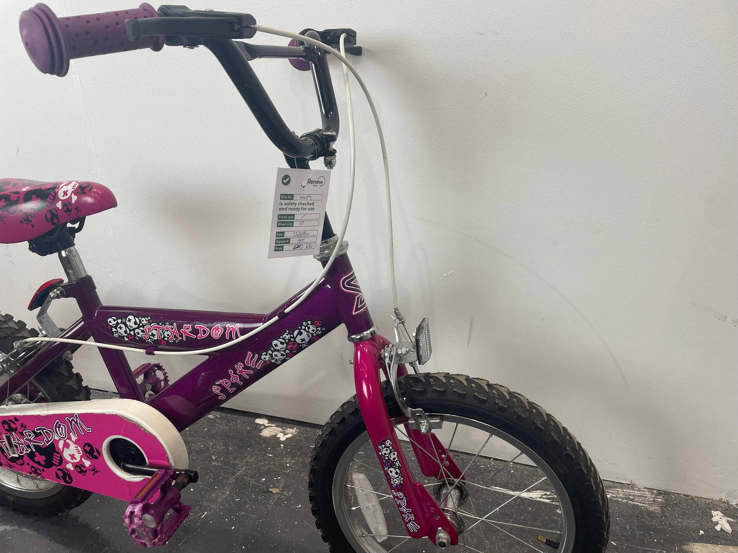 Serviced Stardom Children’s Bike, 16” (Pre-Loved)