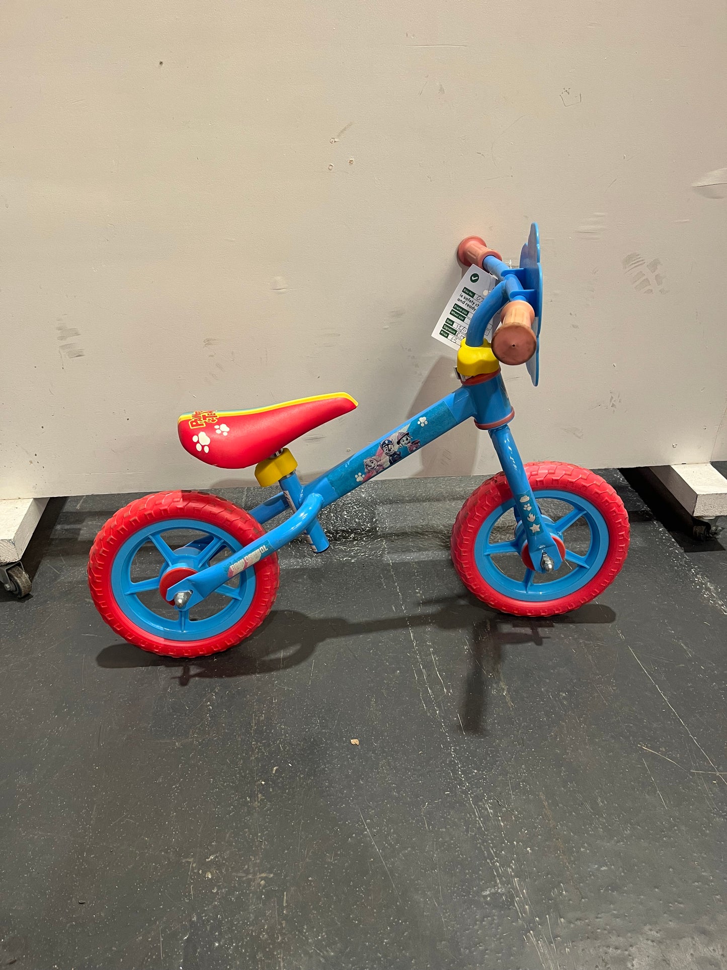 Paw Patrol Blue 12” Children’s Balance Bike (Pre-Loved)