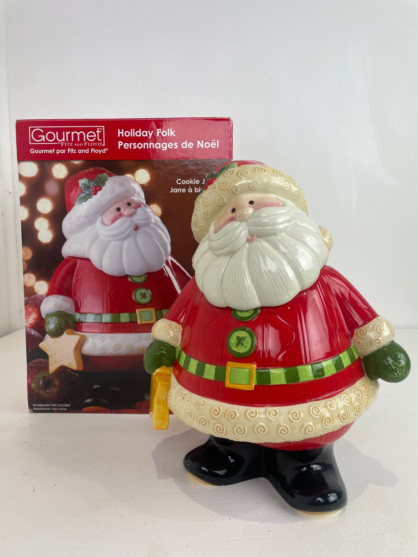 Christmas Santa Cookie Jar (Pre-loved)