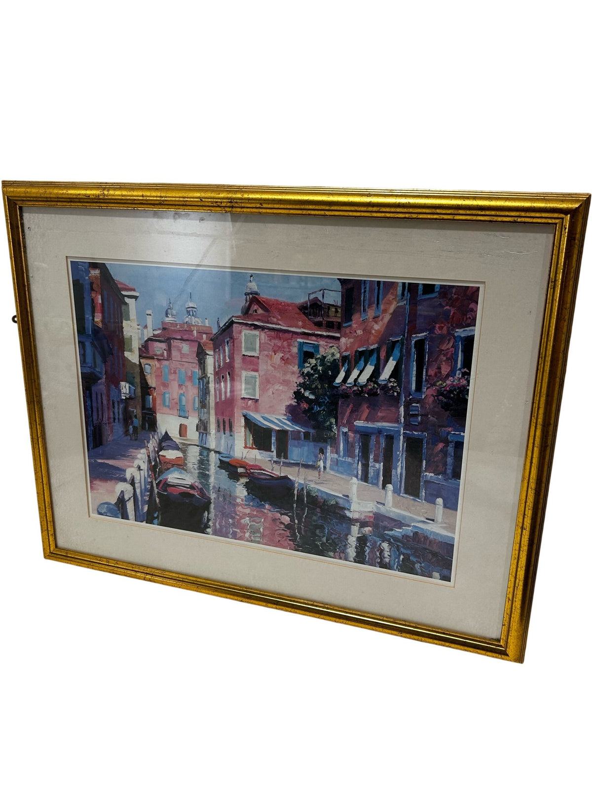 Jones Fine Art Venetian Canal Framed Artwork (Pre-Loved)