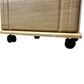 5 Drawer Mobile Storage Cabinet Oak Effect Tall Unit on Wheels (Pre-Loved)