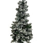 6ft Snow Flocked Artificial Christmas Tree Green with Stand 180cm (Pre-Loved)