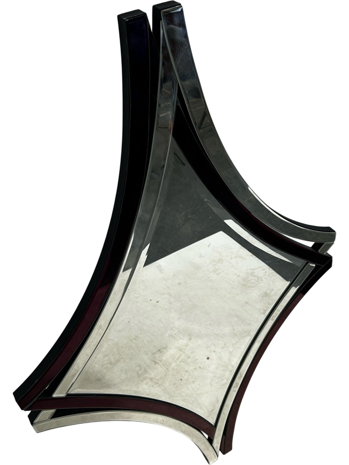 Purple and Silver Geometric Wall Mirror (Pre-Loved)