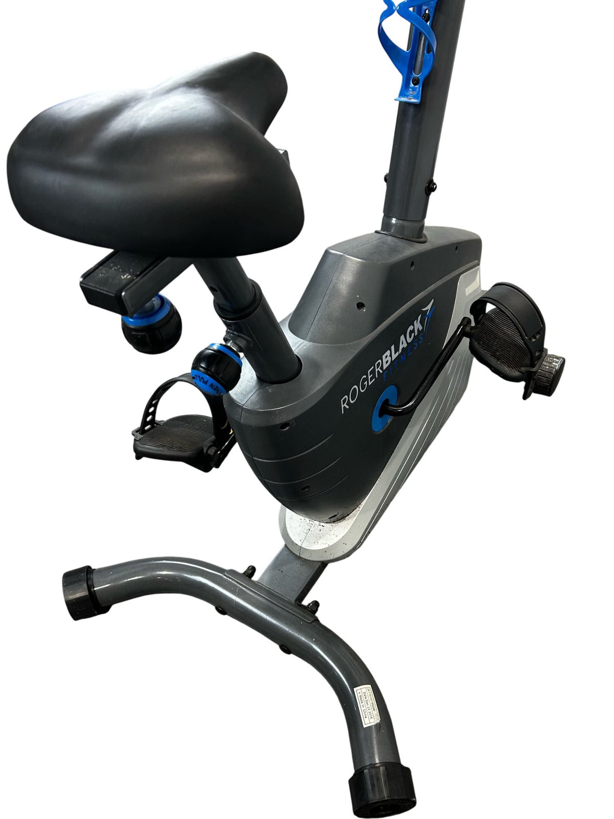 Roger Black Upright Exercise Bike LCD Display Adjustable Seat (Pre-Loved)